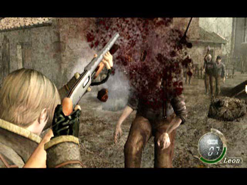 Resident Evil 4 Shotgun Action