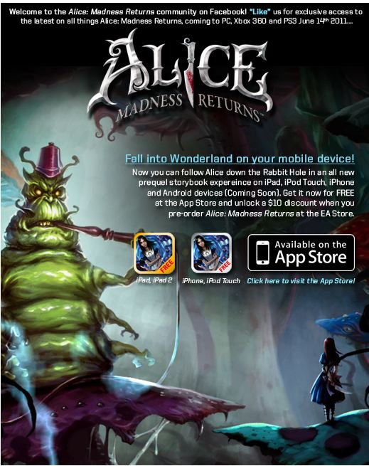 Free: Alice: Madness Returns American McGee's Alice Alice's
