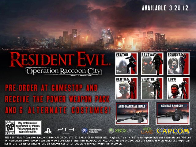 Check Out Resident Evil Operation Raccoon Citys Cover Art Special Edition Contents And Pre 6185