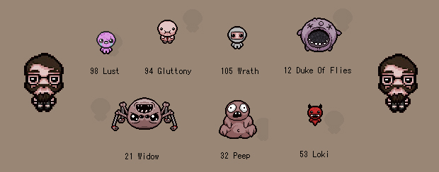 Skære cricket afhængige Binding of Isaac Rebirth sprites surface - Rely on Horror