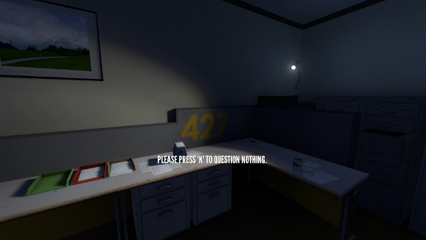 the stanley parable : COMPUTER GAME' Lunch Bag