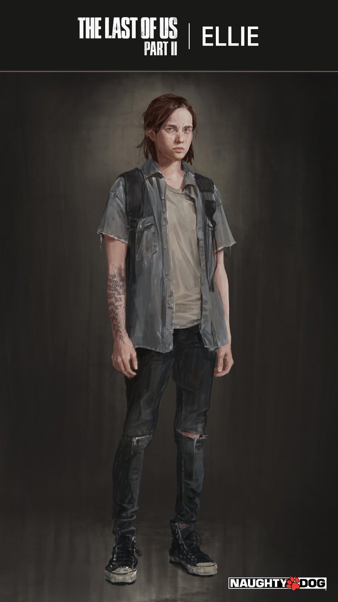 Take a Closer Look at Ellie's Concept Art and Tattoo in The Last of Us Part  II