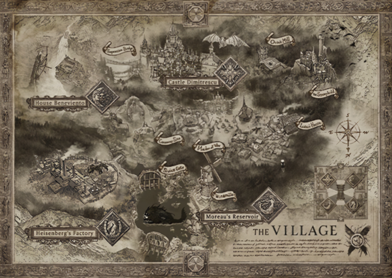 resident evil 4 remake village map